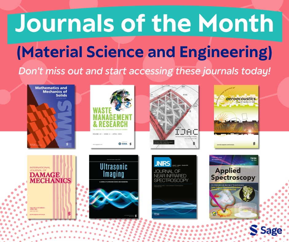 Journal of the Month Material Science and Engineering for SWU Soc Med