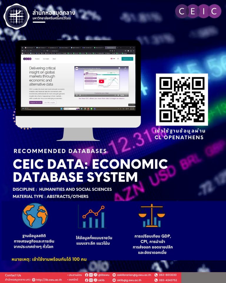  CEIC Data: Economic Database System